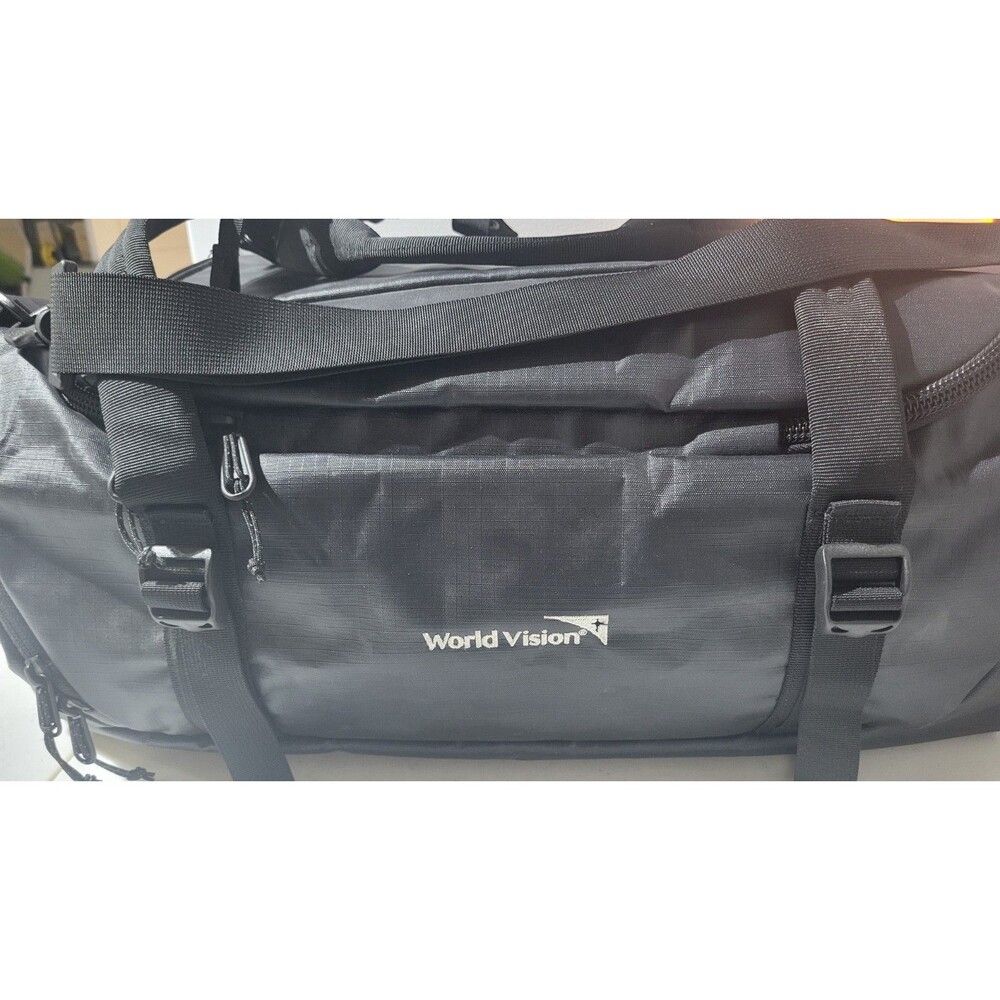 Timbuk2 Quest Travel Gym Duffle Bag Black Logo Embroidery 20x12 - Picture 5 of 7